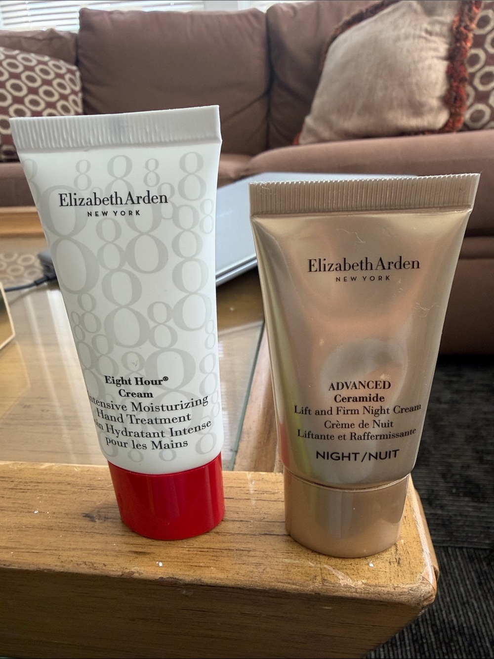 Elizabeth Arden Advanced Ceramide/night cream & Eight Hour Cream-travel sizes